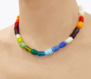 COLLAR ROLLITO CRISTAL FLORINA