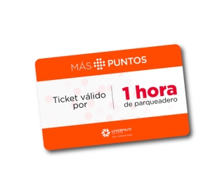 1 HORA DE ESTACIONAMIENTO