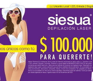 BONO SIESUA $100.000